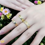 Nhẫn nữ vàng màu (mã NVM 6145)